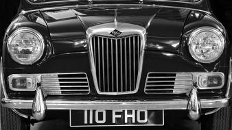 British Car retro black