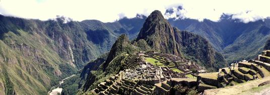 Machu Pichu Peru mountains