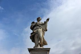 Sculpture on sant'angelo bridge