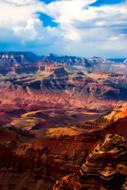 Grand Canyon, Arizona Park and white sky