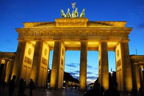 Brandenburg Gate on Potsdamer Platz