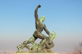 Budapest Sculpture Man strong