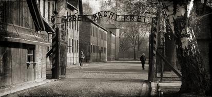 Auschwitz History Concentration black and white