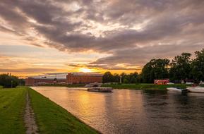 St Petersburg Stroll City sunset