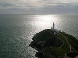 magnificent Lighthouse Cliffs Ocean