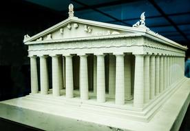 Parthenon 3d drawing