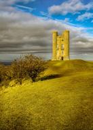 Broadway Tower green grass