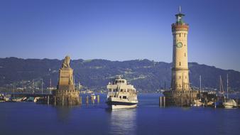 delightful Harbour Entrance Lindau