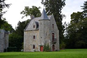 old stone house in the countryside in france