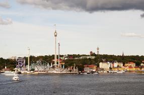 very beautiful City Sea