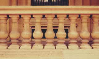 louvre stone balcony