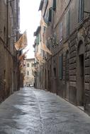 ravishing Alley Middle Ages Siena