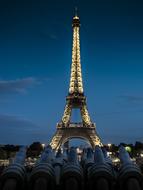 ravishing Eiffel Tower Metal