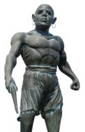 Sculpture Bronze warman