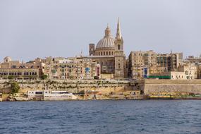 photo of Our Lady of Mt Carmel Church basilica view from the promenade