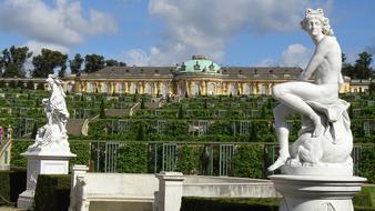 Potsdam Castle statues