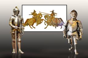 drawing of middle ages knight