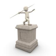 monument spear olympia 3d drawing