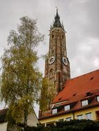 delightful red City Tower