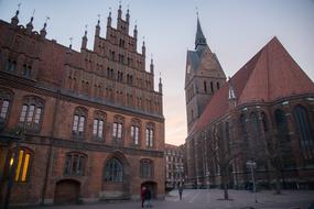 Historical Marktkirche Church in Hannover Germany