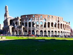 historical Colosseum Rome Amphitheater
