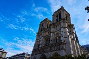 historical Notre Dame in Paris, France