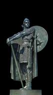 bronze statue in Iceland