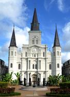 New Orleans Park and Cathedral