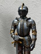Knight Armor grey wall