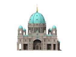 berlin dom cathedral 3d