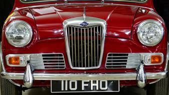 British Car Classic red