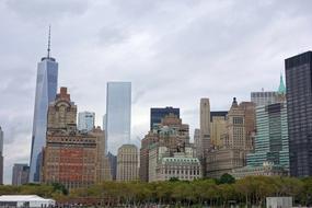 New York Skyline and sky