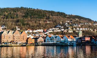 Bergen Architecture and river