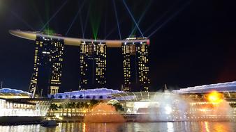 famous Singapore Marina Bay