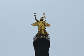 siegessaeule- monument in Berlin, Germany