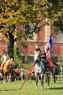 knight performance at the war history museum of vienna