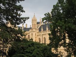 Castle Czech Monument and trees