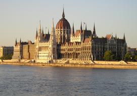 House Of Parliament Hungary and river