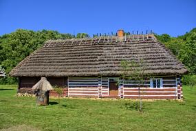 Sanok Open Air Museum green grass