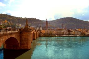 Landscape of Heidelberg Bridge