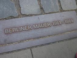 Berlin Monument Memory wall