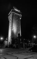 monochrome photo of Tower Water Argentina