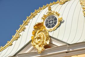 palace roof with gold details