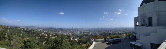 Griffith Observatory and city