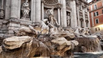 Rome Fountain Trevi statue