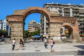 Thessaloniki Arch Of galerius in Greece