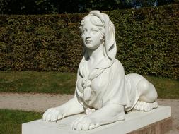 Sculpture Sphinx woman