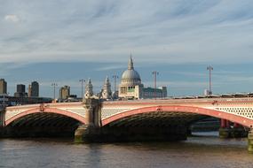 red Tower Bridge and River Thames