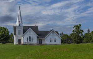 old Church green Landscape