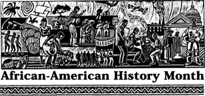 african american history month text drawing